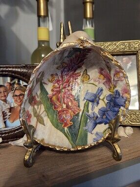 Handcrafted All Natural Cockle Shell Jewlery Dish